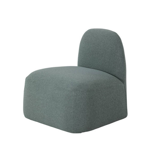 Pouf contemporaneo - GALET - Airnova - in tessuto / quadrato / con rivestimento rimovibile
