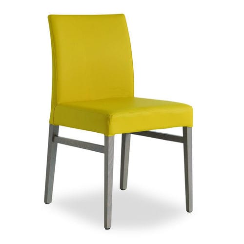 Sedia classica - BLOOM - Airnova - da interno / in pelle / con supporto in faggio