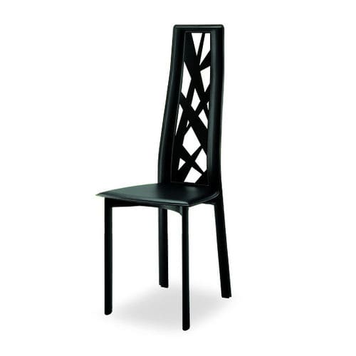 Sedia contemporanea - CATHY - Airnova - da interno / in pelle / imbottita