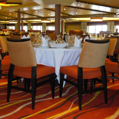 Sedia da ristorante classica - FORWARD - Airnova - da interno / in tessuto / con supporto in faggio