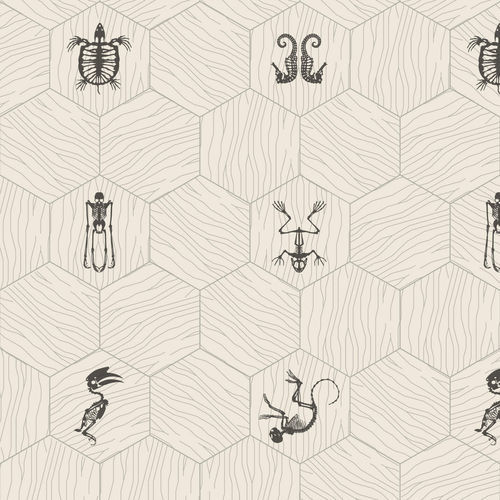 Piastrella esagonale - GINGHAM SUGAR - BISAZZA - in gres porcellanato / spazzolata / prefinita