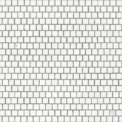 Mosaico in marmo - THASSOS SHIFT - BISAZZA - opaco / da interno / da bagno