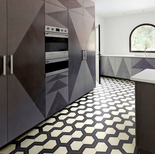 Piastrella in cemento encausto da interno - IN THE SKY 10 - BISAZZA - da bagno / da cucina / da pavimento