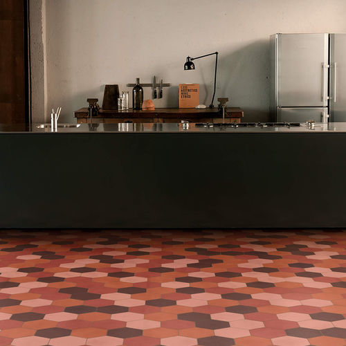 Piastrella in cemento encausto da interno - ESTATE (E) - BISAZZA - da bagno / da cucina / da pavimento