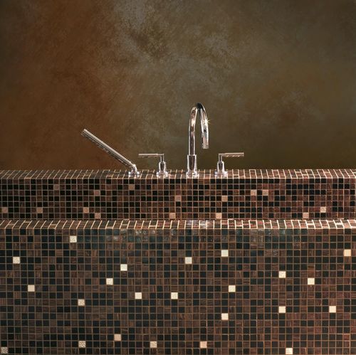 Mosaico in oro - NEFERTITI - BISAZZA - in vetro / lucido / da interno