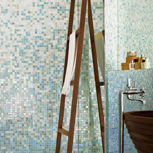 Mosaico in vetro - MUGHETTO - BISAZZA - lucido / da interno / da esterno