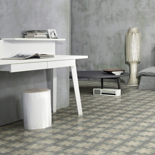 Piastrella in cemento encausto in cemento - ASTERISQUE LEGER - BISAZZA - opaca / da interno / da sala