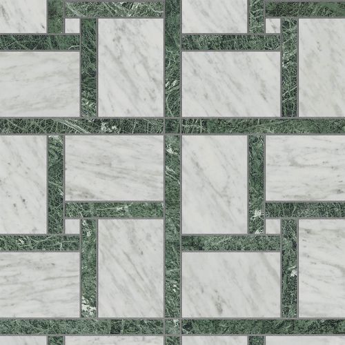 Piastrella in marmo - VINCI LICHENE - BISAZZA - lucida / da interno / da bagno