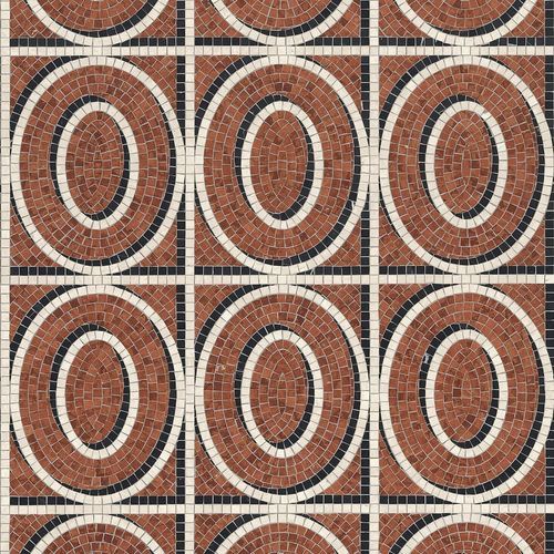 Mosaico in marmo - MONTENAPOLEONE ROSSO - BISAZZA - lucido / opaco / da interno