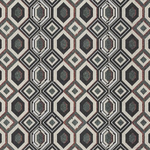 Mosaico in marmo - TEODORA - BISAZZA - lucido / da interno / da sala