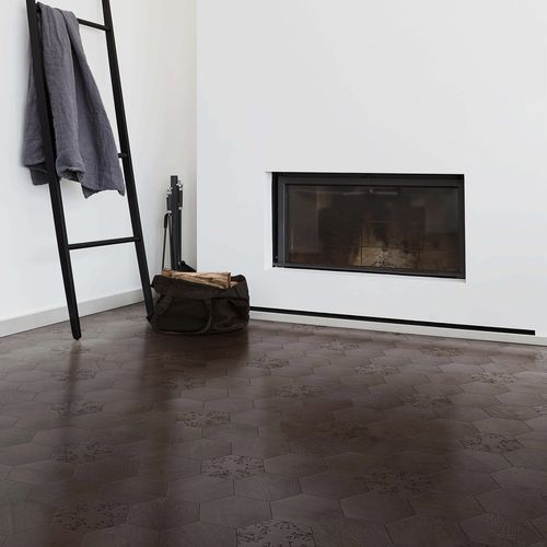 Piastrella in legno - CENTRAL MOKA - BISAZZA - in rovere / prefinita / spazzolata
