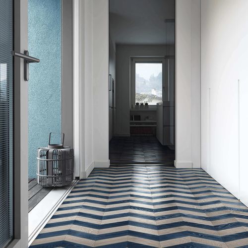 Piastrella in legno - PROMETEO IOTA - BISAZZA - in rovere / prefinita / spazzolata