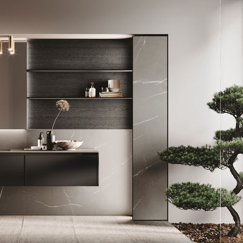 Mobile colonna da bagno - AVOLA VETRO - BINOVA S.p.A. - contemporaneo
