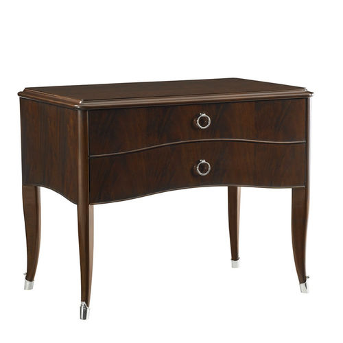 Comodino classico - BLAKELY - Ralph Lauren Home - in mogano / con supporto in acagiù / rettangolare