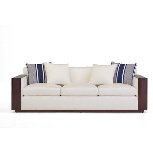 Divano contemporaneo - MODERN METROPOLIS - Ralph Lauren Home - in tessuto / con cuscino rimovibile / bianco