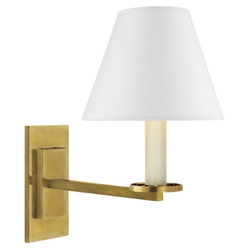 Applique contemporanea - RAILROAD SCONCE - Ralph Lauren Home - da interno / in ottone / in bronzo