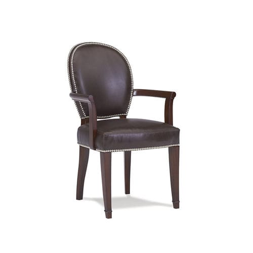 Sedia da pranzo classica - DUKE - Ralph Lauren Home - da interno / in pelle / con supporto in legno