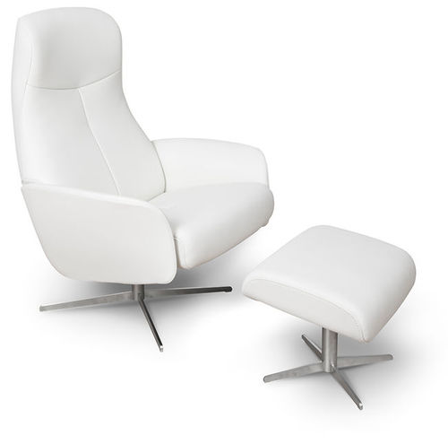 Poltrona design scandinavo - DesigNature : Svalbard - STORDAL Møbel as - in tessuto / in pelle / con poggiapiedi