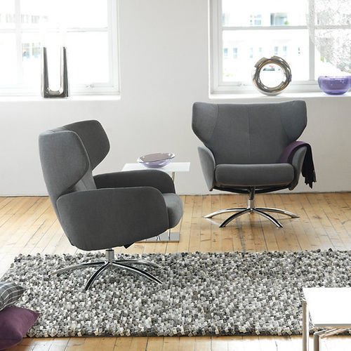 Poltrona design scandinavo - DesigNature : Nordkapp - STORDAL Møbel as - in tessuto / in pelle / a orecchioni