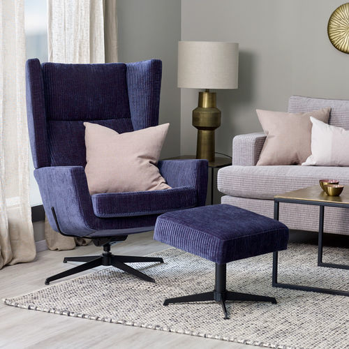 Poltrona design scandinavo - DesigNature : Narvik - STORDAL Møbel as - in velluto / in pelle / con cuscino rimovibile