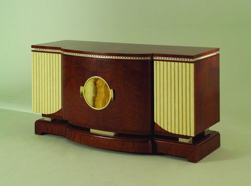 Credenza Art Deco - 0137CR - COLOMBO STILE - in mogano