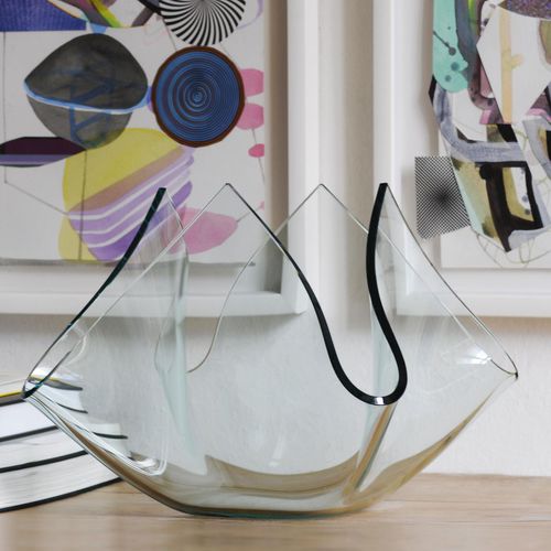 Vaso contemporaneo - CARTOCCIO Q - FontanaArte - in vetro / fatto a mano / da tavolo