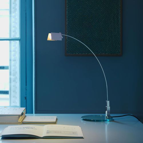 Lampada da tavolo - FALENA - FontanaArte - in metallo / in vetro / contemporanea