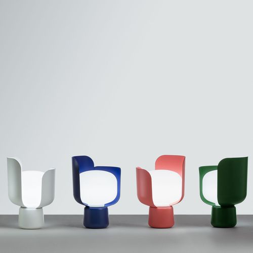Lampada da tavolo - BLOM - FontanaArte - in metallo / polimerica / contemporanea