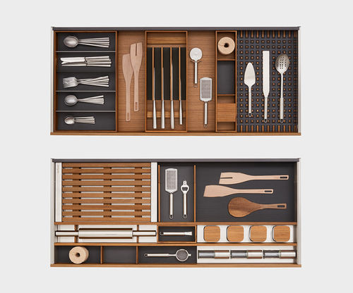 Cassetto da cucina per interni - BOX GLOBE SYSTEM - Arclinea