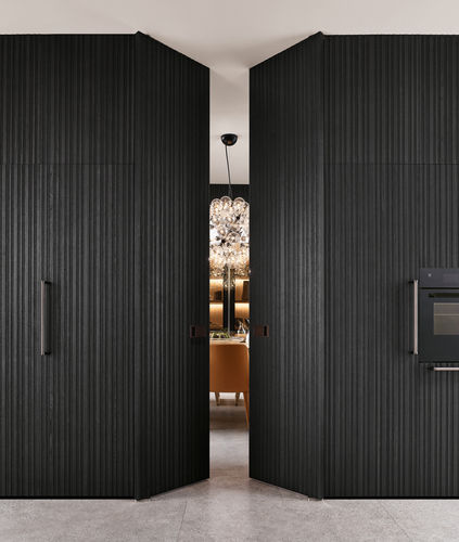 Porta a tutta altezza - FRAME SYSTEM - Arclinea - da interno / in rovere / in laminato