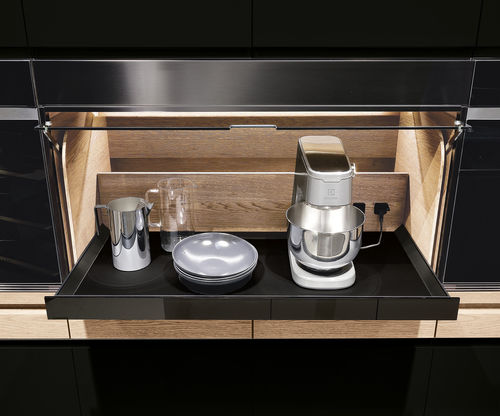 Contenitore a scomparti in legno - MAC - Arclinea - senza chiave