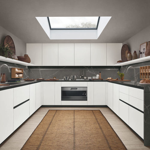 Cucina in quarzo - WET  - Arclinea - contemporanea / in frassino / in alluminio anodizzato