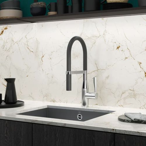 Miscelatore da appoggio - SYNC - DORNBRACHT - in metallo cromato / da cucina / 1 foro