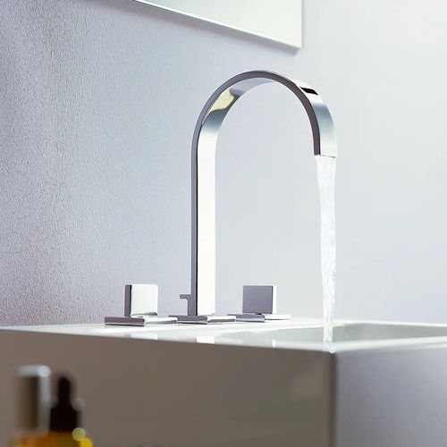 Miscelatore doppio comando per lavabo - MEM - DORNBRACHT - da appoggio / in metallo cromato / da bagno
