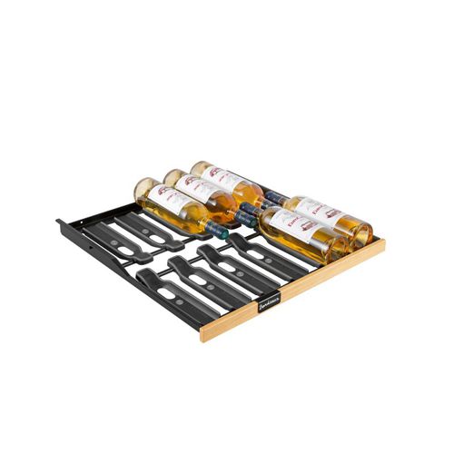 Portabottiglie in legno - ACMS2W - EuroCave - in acciaio / da incasso / contract