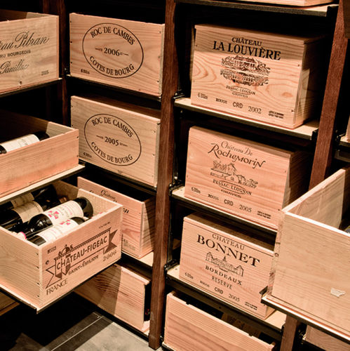 Armadietto portabottiglie da appoggio - MODULORACK - EuroCave - contract