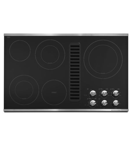 Piano cottura elettrico - KECD867XSS - KitchenAid - 6 fuochi / da incasso / con manopole