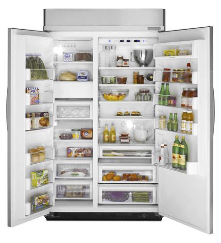 Frigorifero americano - KSSC48FTS - KitchenAid - per uso residenziale / da incasso / in acciaio inossidabile