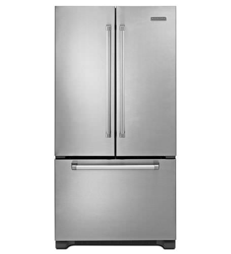 Frigorifero combinato americano - KFCP22EXMP - KitchenAid - per uso residenziale / a posa libera / con congelatore basso