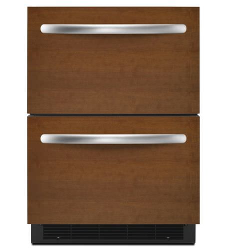 Frigorifero a cassetti - KDDO24CVX - KitchenAid - per uso residenziale / a posa libera / in legno