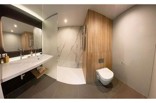 Bagno contemporaneo - ELITHIS - BAUDET SA - in metallo / per hotel / prefabbricato