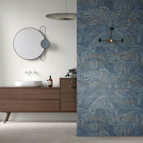 Piastrella in gres porcellanato - WONDERWALL - Steuler-Fliesen - opaca / da interno / da bagno