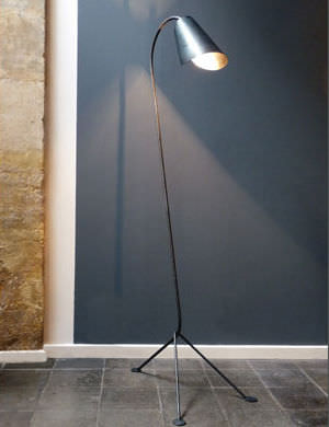 Lampada da terra - ASA - CARAVANE - in acciaio / contemporanea / senza fili