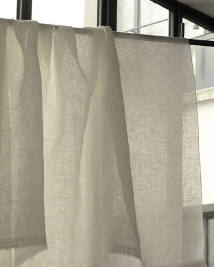 Tendina voile a tinta unita - CANIGO  - CARAVANE - in lino