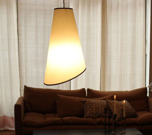 Lampada a sospensione - PALI - CARAVANE - in carta pergamena / contemporanea / con cavo
