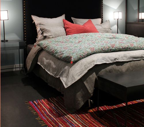 Letto matrimoniale - SIRIUS - CARAVANE - contemporaneo / imbottito / in tessuto