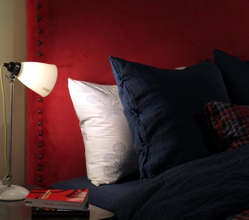 Testiera per letto matrimoniale - SIRIUS - CARAVANE - contemporanea / in tessuto