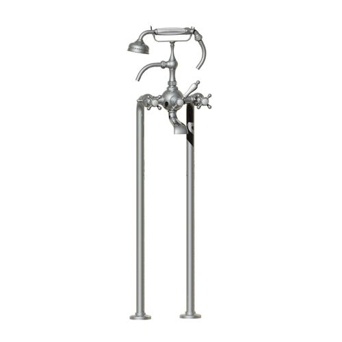 Miscelatore doppio comando per vasca - 01.498 - HORUS - a pavimento / in metallo cromato / da bagno