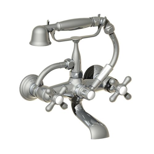 Miscelatore doppio comando da doccia - 04.434 - HORUS - per vasca / da parete / in metallo cromato