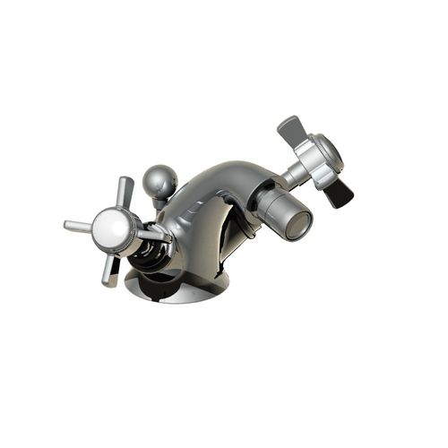 Miscelatore doppio comando per bidet - 28.311 - HORUS - da appoggio / in metallo cromato / da bagno